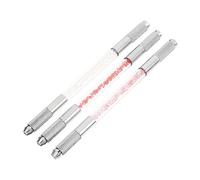 Veemoon 3pezzi Penne Per Microblading in Cristallo Manuali Doppia Punta Per Sopracciglia Strumenti Per Tatuaggio Contorno Labbra Eyeliner e Ricostruzione Mimetica Delle Cicatrici Assortiti
