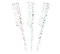 Veemoon 3pezzi Pettine Coda di Topo per Riga dei Capelli Pettine Punta per Separazione dei Capelli Trecce e Mèches Resistente e Lavabile per Parrucchieri e Uso Domestico