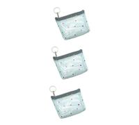 Veemoon 3pezzi Portamonete Pvc Con Cerniera Borsetta Per Monete e Chiavi Per Scuola Shopping