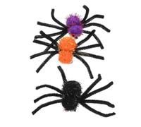 Veemoon 3pezzi Ragni Finti di Halloween per Accessori per Capelli Forcine Forma di Ragno per Donne e Ragazze Fermaglio per Capelli per Feste in Maschera