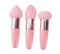 Veemoon 3pezzi Spugnette Per Fondotinta Lavabili e Facili Da Pulire Strumenti Multiuso Per Trucco Di Bellezza Adatti Per Fondotinta Correttore Fard Polvere Illuminante