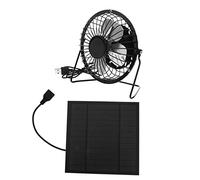 Veemoon 3w Ventilatore Solare Da Esterno Mini Da Tavolo Ventilatore Usb Rotazione Gradi Dispositivo Di Raffreddamento Per Pollaio Camper Serra e Uso Domestico