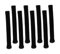 Veemoon 4 Paia impugnature per aste per occhiali Manicotti per aste per occhiali Suggerimenti di estremità degli protezioni per per custodia per Black