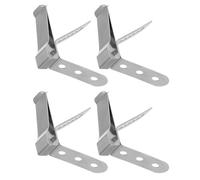 Veemoon 4 Pezzi Clip Fermaglio in Acciaio Alimentare per Sonda Termometro Supporto Antiscivolo per Sonde Bbq Carne e Dolci Diametro Foro per Cucina e Grigliate