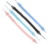 Veemoon 4 Pezzi Cordoncino Elastico per Occhiali Professionale Design Speciale Antiscivolo e Sostituibile per Occhiali per Sport e Surf