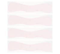 Veemoon 4 Pezzi Cuscinetti in Silicone per Fronte con Onde Large Riutilizzabili per Estensioni Ciglia Isolamento per Sollevamento Perming e Applicazione Professionale e Te