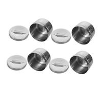 Veemoon 4 Pezzi Design &Quot;X Contenitori Rotondi Per Barattoli Di Organizzatore Tamponi Coperchi Mantenere Maniglia Supporto Portatile Tampone Vuoto -