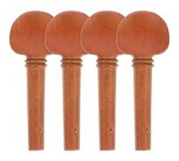 Veemoon 4 Pezzi Piroli per Accordatura Violino in Legno di Giuggiolo per Violini 3/4 e 4/4, Accessori per Strumenti Musicali che Facilitano L'accordatura e Proteggono la Paletta