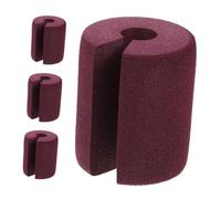 Veemoon 4 Pezzi Protezione Antipizzicamento Porta in Nbr Morbido Ferma Porte Sicurezza per Casa Scuola Asilo Adattabile Facile Installazione Antiscivolo