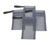 Veemoon 4 pezzi Sacchetti per Sapone Solido con Coulisse da Sacchetti Porta Saponetta in Nylon Appendibili per Bagno Organizzato Custodie Salva Sapone Pratiche per Doccia e Lavaggio Mani