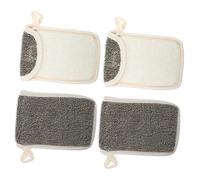 Veemoon 4 Pezzi Sacchetti per Sapone Solido in con per Appendere Sapone Artigianale per Doccia Esfoliante e Asciugatura Rapida per Saponi Fatti Mano e Quotidiano