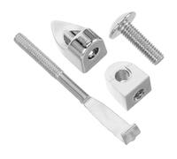 Veemoon 4 Pezzi Set di Strumenti per Riparazione Banjo Ganci Regolabili in Metallo Resistente, Accessori per Staffe e Dadi, Kit Portatile per Manutenzione Strumenti Musicali Folk