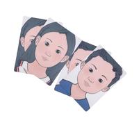 Veemoon 4 Pezzi Tavole per Pratica Face Painting Riutilizzabili e Resistenti Template Colorati per Trucco per Apprendimento e Progetti DIY