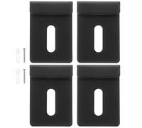 Veemoon 4 Pz Supporto Per Specchio Fissaggio Da Parete in Acciaio Inox, Kit Di Montaggio Per Specchio in Senza Cornice Ganci Per Muro Parete Staffe Per Specchi Staffe