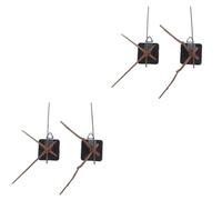 Veemoon 4 Set Kit Movimento Orologio Orologi Silenziosi Kit Orologio con Numeri Kit per La Creazione di Orologi Meccanismo Meccanismi retrò Movimento Dell'orologio Fai da Te Plastica