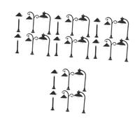 Veemoon 4 Set Ornamenti della Lampione Accessori Lampione in Miniatura Decorazione Modello Mini Lampioni Strada Lampada da Giardino in Miniatura Decoro Modello Lampada Plastica 6 Pezzi * 4