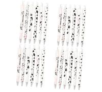 Veemoon 4 Set Penne Gel Retrattili Per Studenti Con Design Mucca Latte Penne Da Scrittura Nera Inchiostro Fluido Impugnatura Confortevole Originale Per Materiale Scolastico 6 Pezzi * 4