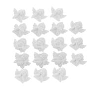 Veemoon 40 Pezzi accessori fai da te Carino piccolo kit Artigianato 3d scrapbooking accessori hair charms bomboniere matrimonio ornamento di angelo statuine di piccoli angeli resina bianca