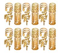 Veemoon 40 Pezzi Accessori Vichinghi da Donna di Gioielli per Capelli Anelli per Capelli Cavi Accessori Dreadlock Fermagli