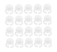 Veemoon 400pezzi Anelli per Colla per Extension Ciglia Contenitore per Colla per Tatuaggi Supporto per Pigmenti Palette di Plastica per Trucco Permanente Art