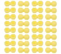 Veemoon 400pezzi Pallet Porta Colla per Ciglia Esagonale Bicchierini per Colla per Extension Ciglia Forniture per Extension con Doppio per Posizionamento Preciso