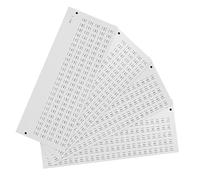 Veemoon 4fogli Etichette Adesive Numerate per Unghie Organizzazione e Codifica Colori Adesivi Numeri per Manicure e Gestione Collezioni