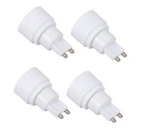 Veemoon 4pezzi Adattatore Lampada in Ceramica Convertitore Portalampada Resistente Al Calore Per Lampade Vite e Baionetta Compatibile Con Lampade Da Tavolo e Soffitto Facile Installazi