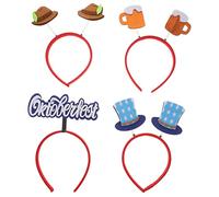 Veemoon 4pezzi Adorable Cosplay Hairbands for Hair Hoops for Parties Fun Headbands with Unique Designs