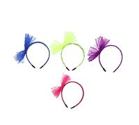 Veemoon 4pezzi Cerchietto in Pizzo Copricapo Accessorio Per Da Donna Cerchietto Da Donna Realizzato in Materiale Flessibile è Molto Robusto e Indossare