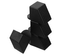 Veemoon 4pezzi Copertura Terminale Quadrata in Plastica Protezioni Per Copripiedi Tappi Terminali Per Attrezzature Da Palestra Guaina Per Tubi Quadrati Manicotto Per Attrezzature Da