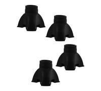 Veemoon 4pezzi Coperture in Gomma Antiscivolo Per Stampell Passeggio Escursionismo Protezione Tre Strati Adatte Maggior Parte Stampelle