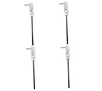 Veemoon 4pezzi Drum Double Pedal Drive Shaft Link Bar Sostituzione Per Della Batteria Collegamento Resistente e Antiruggine Facile Installare