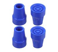 Veemoon 4pezzi Gommini in Gomma di Ricambio per Bastoni da Passeggio Piedini per Bastoni da Trekking Base in Gomma per Bastoncini Cuscinetti per Piedi per Stampelle Accessori