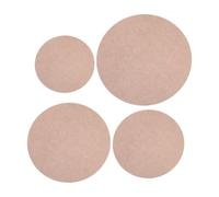 Veemoon 4pezzi Mazza per Tornio da Vasaio in Pannello Compatto Stampi Rotondi in Ceramica Base per Scultura in Argilla Utensili per Finitura della Ceramica Blocco Inferiore Cachi per Appli