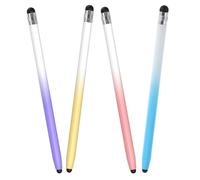 Veemoon 4pezzi Penna per Touchscreen Stilo Capacitivo per Tablet e Smartphone Design Matita Compatibile Tutti i Dispositivi Protezione Schermo e Precisione Scrittura