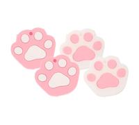 Veemoon 4Pezzi Portachiavi Silicone Forma Copritasti Colorati per Chiavi Borse e Accessori Adorabili e Durevoli per Protezione