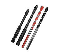 Veemoon 4pezzi Punte Per Trapano Per Piastrelle Compatibili Trapani Elettrici e Macchine Forare Per Muratura e