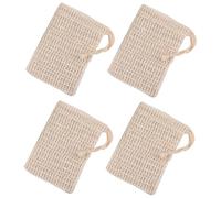 Veemoon 4pezzi Sacchetti Porta Sapone Esfolianti in Rete Asciugatura Rapida Delicati Per Doccia e Bagno Per Conservare e Produrre Senza Residui