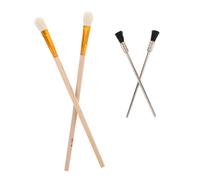 Veemoon 4pezzi Spazzole per Pulizia Aerografo in Strumenti per Pulizia di Aerografi Ugelli e Piccoli Componenti Kit di Manutenzione Portatile per Artisti e Professionisti