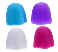 Veemoon 4Pezzi Tappi per Dentifricio Silicone Comodi e Pratici per Dispenser Dentifricio per Facili Usare e Riutilizzabili Materiale Sicuro Silicone