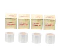 Veemoon 4rotolo Pellicola Trasparente Per Sopracciglia Nastro Adesivo Per Eyeliner Accessori Per Semipermanente Materiale Sicuro e Durevole Design Intuitivo Per Uso Domestico Salone