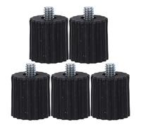 Veemoon 5 Pezzi Adattatore Filettato in Plastica 5 Pezzi 5/8" a 1/4" per Strumenti di Livello Connettore di Conversione Orizzontale per Uso Professionale Strumenti di Misurazione e