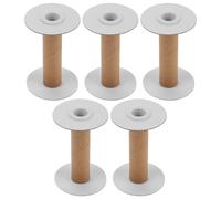 Veemoon 5 Pezzi Bobine da Cucito in Plastica Durevole, Rocchetti per Tessitura Fai da Te, Bobine di Avvolgimento Pratiche Leggere per Ricamatrici e Artigianato Creativo