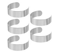Veemoon 5 Pezzi Bracciale Nucleo in Acciaio Inossidabile Bracciali Per Polsini Da Donna Spazi Del Braccialetto Spazi Di Piegatura Del Braccialetto Braccialetti