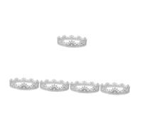 Veemoon 5 Pezzi Crown For King Costume Vintage Copricapo per Cerimonie Fotografie e Cosplay