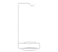 Veemoon 5 Pezzi Gancio in Ferro e Vetro per Micro-Paesaggio e Colture Idroponiche, Telaio Sospeso Bianco per Piante e Pesci, Espositore per Casa, Ufficio e Giardino