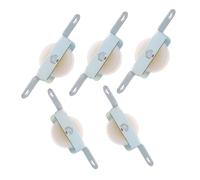 Veemoon 5 Pezzi Kit Pulegge Scorrevoli per Ombrellone da Giardino Supporto Resistente per Sostituzione Carrucole Corde Parasole Accessori Patio Impermeabili per Esterno