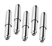 Veemoon 5 Pezzi Nucleo della Scatola del Tessuto Toilet Paper Holder portarotolo Bagno di Carta Cromo Piccolo Porta salviette di Carta Porta fazzoletti per Bagno Cromatura Silver
