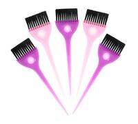Veemoon 5 pezzi Pettine per Tinta Denti Colorati per Parrucchieri Pettine per Applicazione Maschera e Colorazione Facile Pulire e Resistente Domestico e Salone Colore Colore Casuale