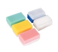 Veemoon 5 pezzi Spugna Bagno Ragazzo Ragazza Spazzole Tattile Morbide per Massaggio e Sviluppo Sensoriale Materiale Plastica e Spugna Asciugatura Portatile per Casa e Viaggio